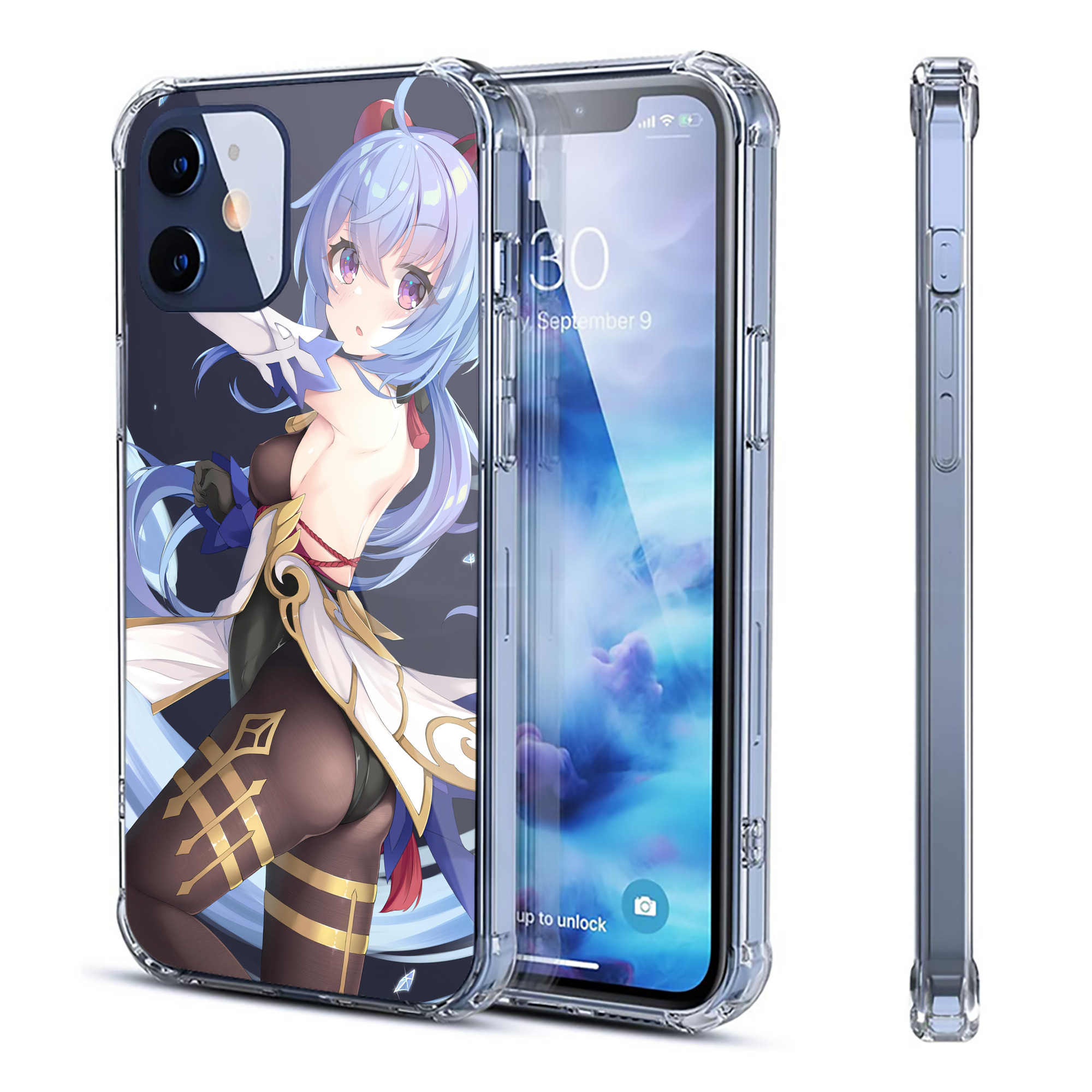 げんし神 genshin 【iPhone 12シリーズ対応】透明スマホケース（クリアソフトケース）